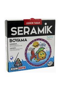 Kumtoys Seramik Boyama 18*18 Junior Tabak / Kedi