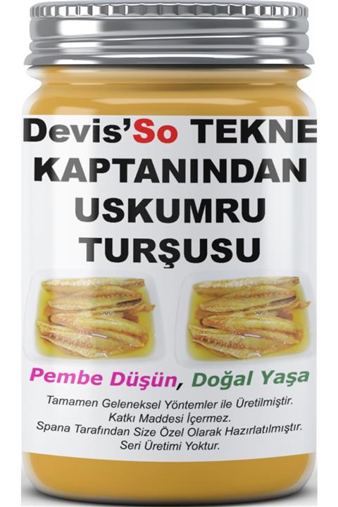 SPANA Uskumru Turşusu Devis'so Tekne Kaptanından Ev Yapımı Katkısız 330gr