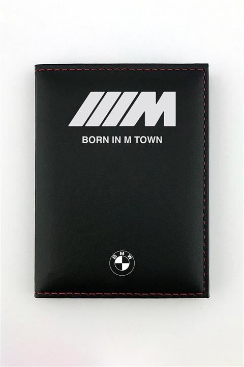 HEDİYEDİYE Efg Baskı Bmw Mtown Born In M Town Siyah Ruhsat Kabı