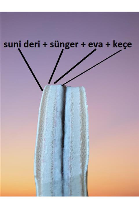 Rasim Uyar 1 Çift Dört Katmanlı Komfort Patik Tabanı (suni Deri+sünger+eva+keçe)