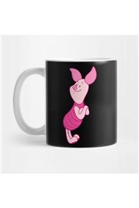 TatFast Unisex Siyah Winnie The Pooh Piglet Kupa