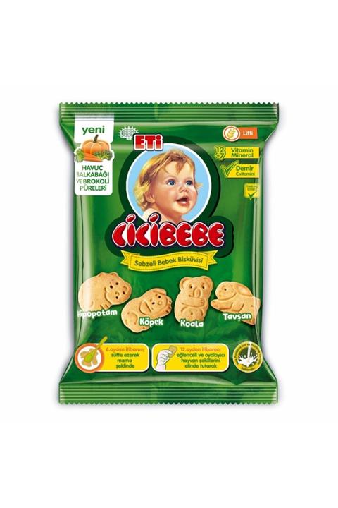 Eti Cicibebe Sebzeli Bebek Bisküvisi 172 Gr