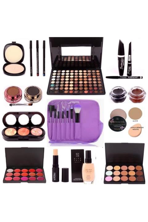 Dermacol Ful Profesyonel Porselen Makyaj Seti Markalı Orjinal Ürünler Faturalı Hediyelik Makyaj Takımı