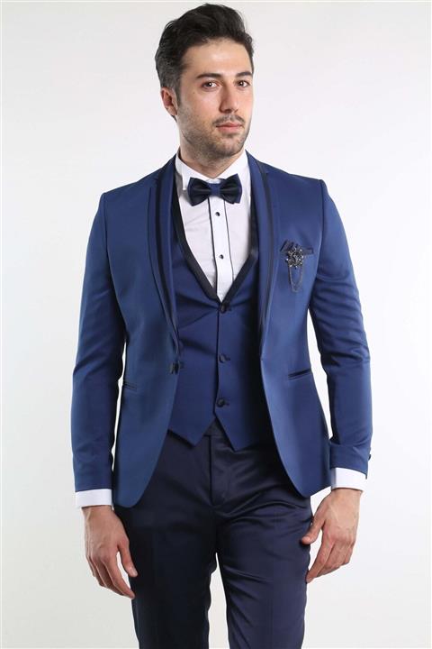 intersivin Erkek Lacivert Damatlık Takım Elbise