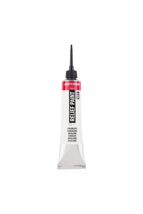 Amsterdam : Rölyef (kabartma) Cam Boyası : 20 Ml Tüp : Colourless