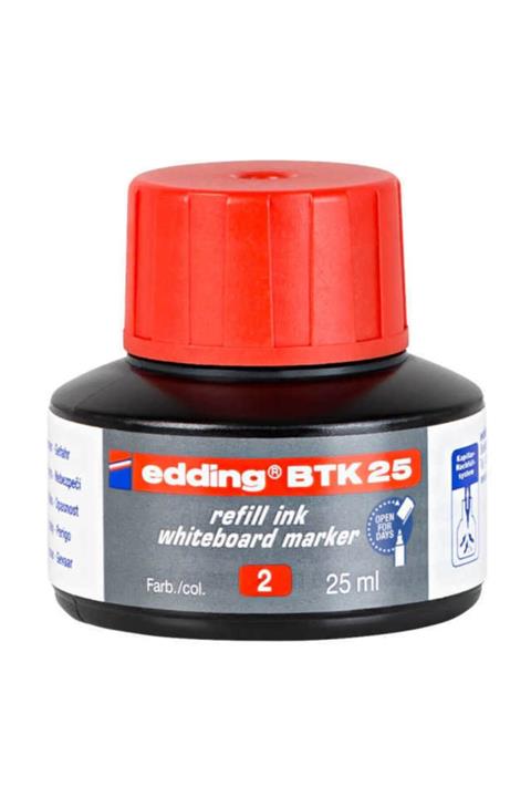 Edding Eddıng Beyaz Tahta Kalemi Mürekkebi 25 Ml E-btk25 Kırmızı