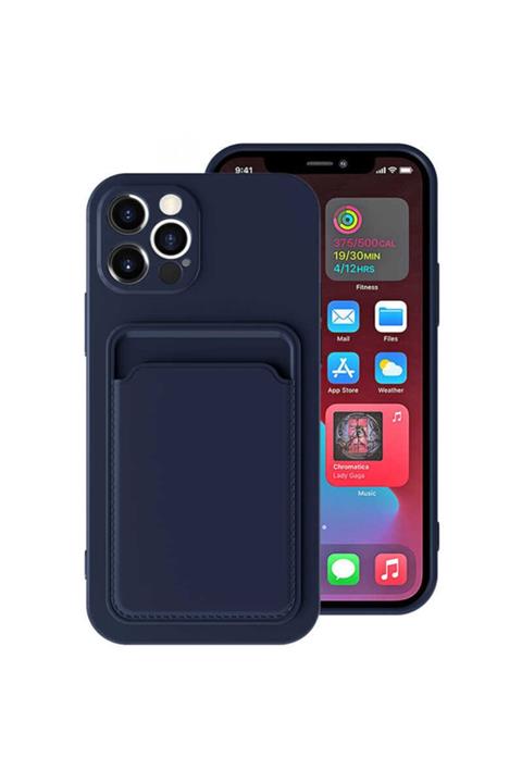 Fibaks Apple Iphone 11 Kılıf Cüzdan Lansman Dokulu Kamera Korumalı Kartlıklı Kart Bölmeli Yumuşak Silikon