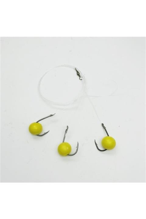 Fudo Boncuklu Sarı Sazan 3 Lü Dip Takımı (2 ADET)