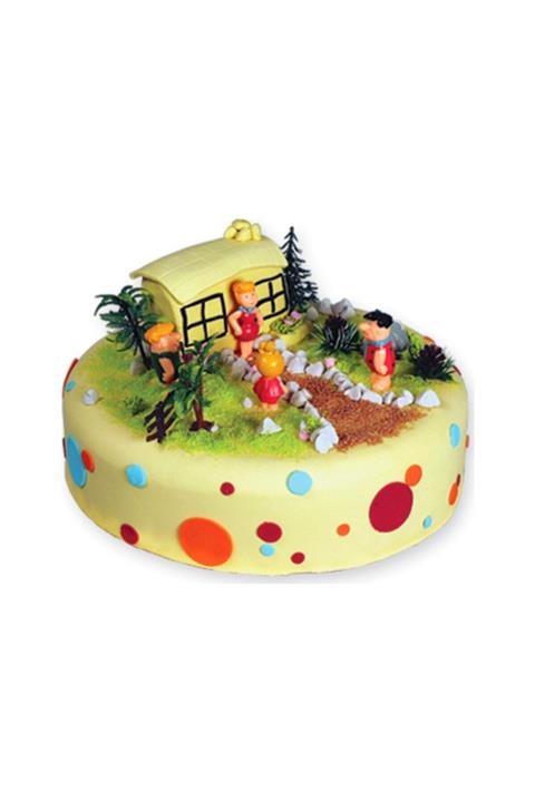 Cakes&Party Taş Devri Pasta Süsü (8 Parça)