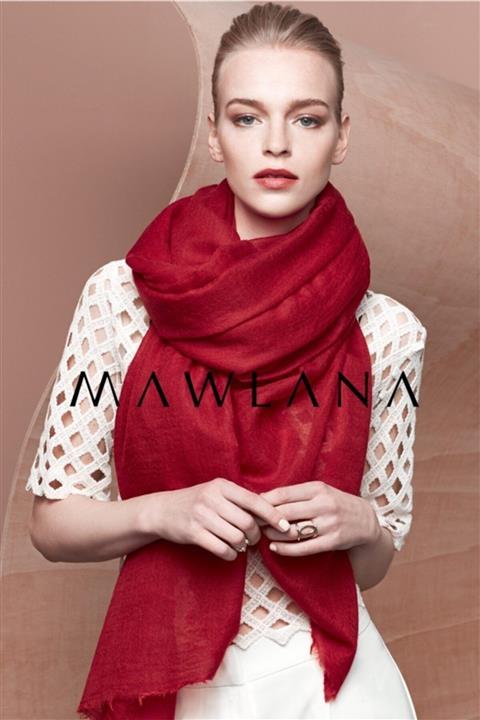 CASHMERE AND SİLK MAWLANA Sparge Stole (200 X 70)