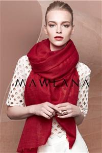 CASHMERE AND SİLK MAWLANA Sparge Stole (200 X 70)