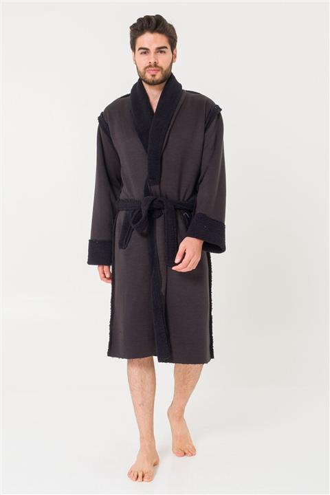 Miespiga Suni Yün Detaylı Erkek Sabahlık