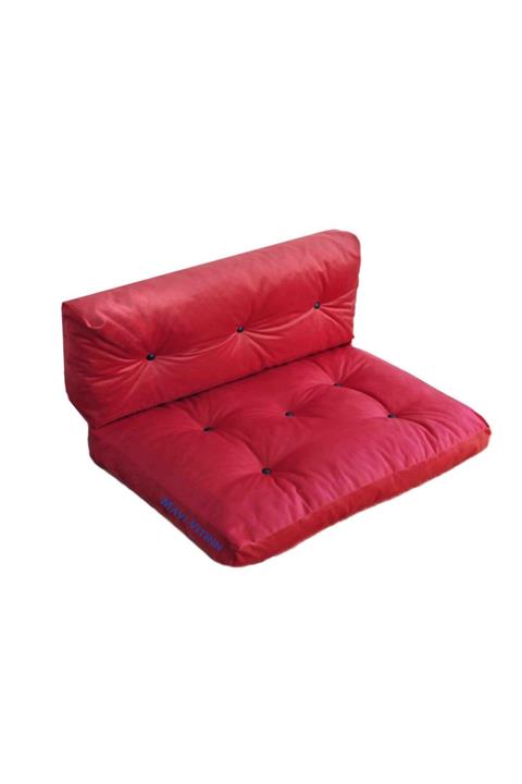 Mavi Vitrin İç Mekan Yıkanabilir Balkon Teras Yer Minderi 70x50 Cm