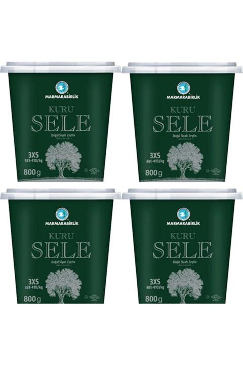 MarmaraBirlik Kuru Sele 381-410 3xs 800 Gr 4lü Set
