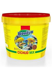 bonisa Cichlid Mix 3 Kg Kova Yunus Sarı Prenses Ciklet Akvaryum Balık Yemi