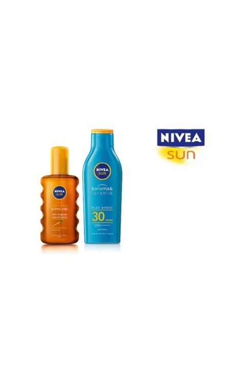 Nivea Karoten Güneş Yağı - Koruma & Ferahlık 30 Spf