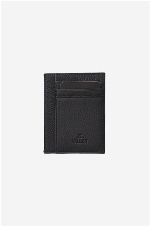VALLEN Siyah Brow Mat Deri Kartlık