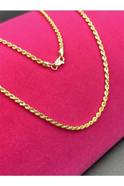 Altınkesesi Altın Halat Burgu Zincir Kolye (60cm)