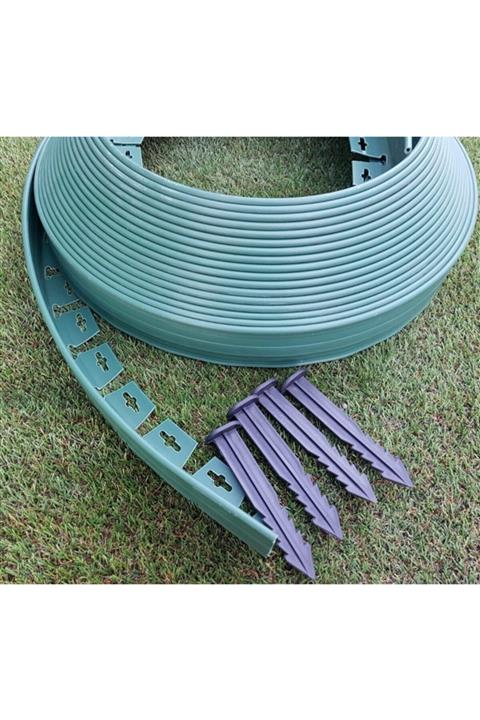 Asenya Çim Ayırıcı 25 Metre Çim Sınırlayıcı Taş Toprak Ayıracı Çim Taş Toprak Bariyeri