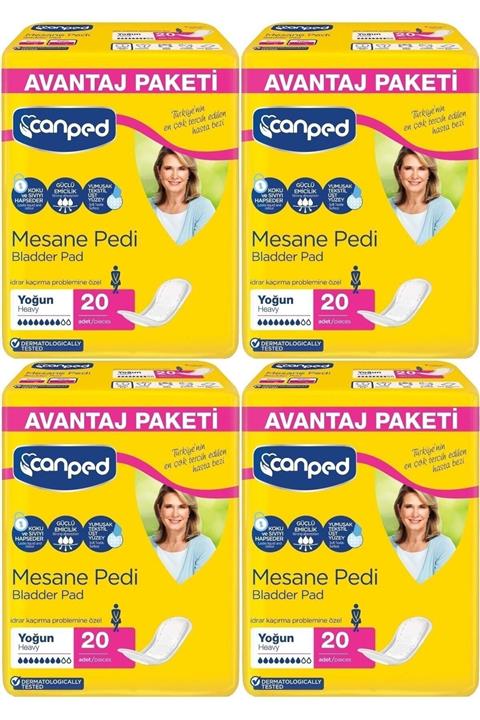 Canped Mesane Pedi Avantaj Paket Klasik L-büyük Boy Yoğun 80 Adet