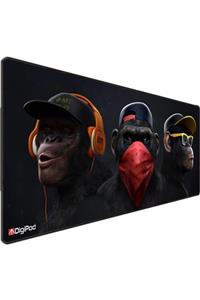 Digipod Gaming Mousepad Oyuncu Mouse Pad 90x40 Xxl Büyük Oyuncu Mousepad Kaymaz Taban 4mm Kalınlık