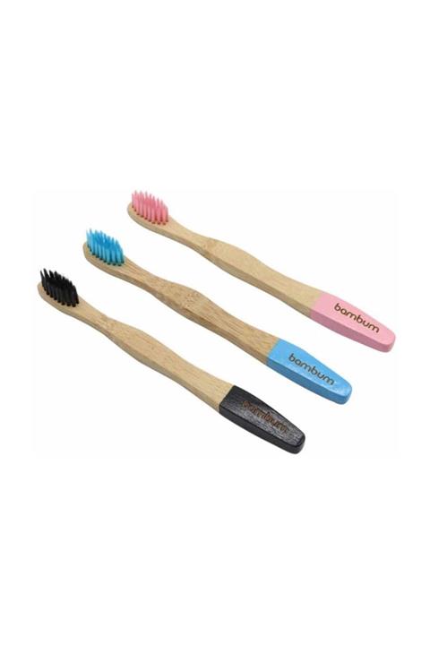 Bambum Salute - Bambu Diş Fırçası Çocuk 3lü Set
