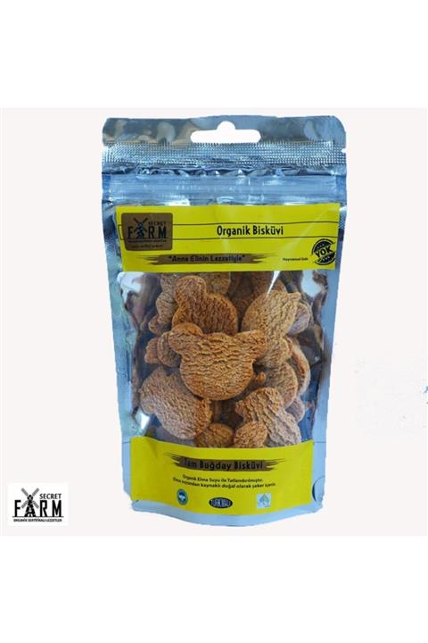 Secret Farm Organik Tam Buğday Bisküvi 80 g