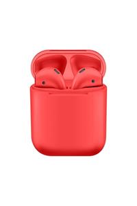 TrkTech Airpods 2. Nesil i12 Kırmızı Bluetooth Kulaklık Muhteşem Ses Performansı