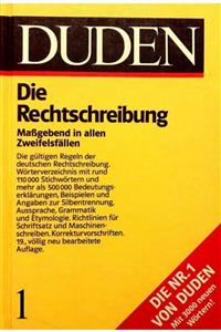 KitapSever Duden Die Rechtschreibung Band 1 / Mabgebend In Allen Zweifelsfallen