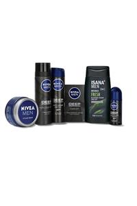 Nivea Erkek Cilt Bakım Seti + Şekillendirici Saç Kremi 150 ml