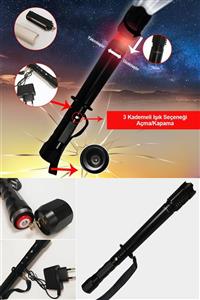 xolo Flashlight Amerikan Şerif Kırmızı Işıklı Sos Yönlendirme Feneri Jop Fener