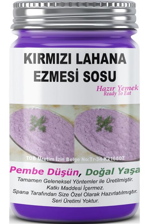 SPANA Kırmızı Lahana Ezmesi Sosu Ev Yapımı Katkısız 330gr