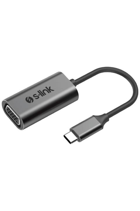 SLINK Swapp Sw-u514 Gri Metal Type-c To Vga Hub