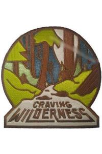 Sim Nakış El Değmemiş Doğa Özlem Craving Wilderness Nakış Işleme Arma Patch 9,5×10 Cm