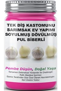 SPANA Tek Diş Kastomunu Sarımsak Soyulmuş Dövülmüş Pul Biberli Ev Yapımı Katkısız 330gr