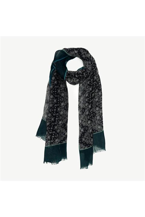 Yargıcı Bandana Desenli Şal