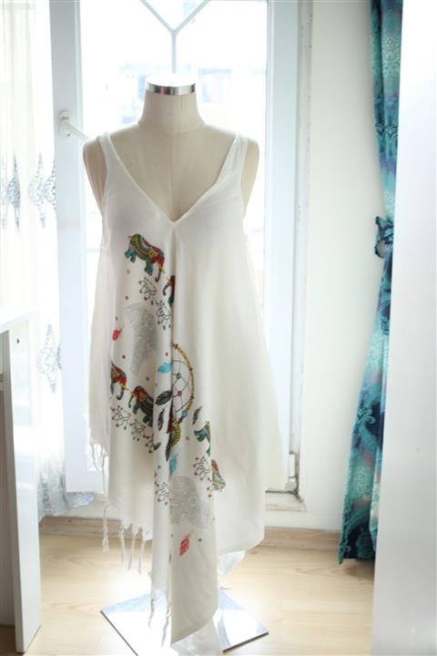 EOS PESHTEMAL Eos Bambu Peştemal Elbise