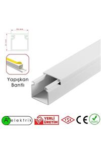 A Plus Elektrik 25x25 Mm Beyaz 10x1.5m=15 Yapışkan Bantlı Kablo Kanalı