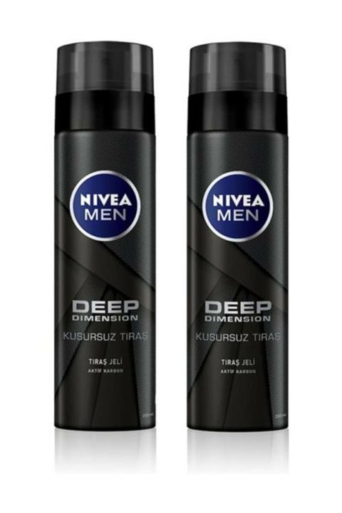 Nivea Men Deep Dimension Kusursuz Tıraş Jeli 2 X 200 ml