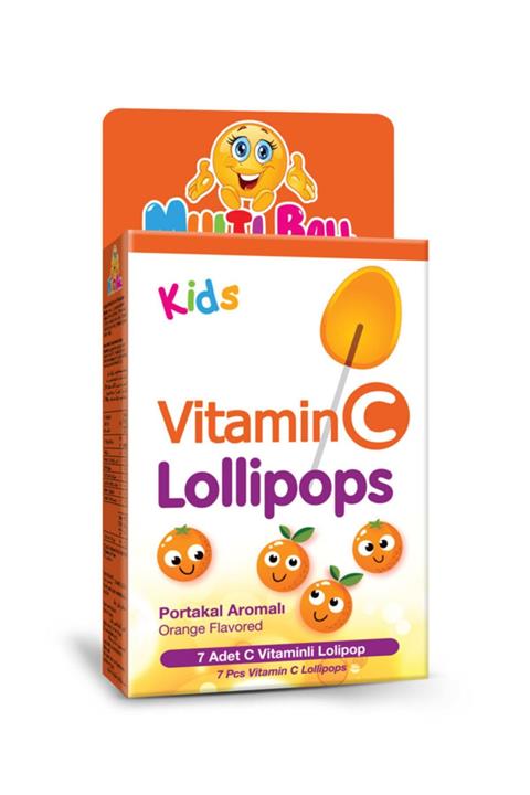 Multiball Kids Vitamin C Lollipops