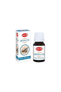 buhana Hem Byaz Adaçayı Uçucu Aroma Yağı Aroma Buhur Yağı Mystic White Sage Oil