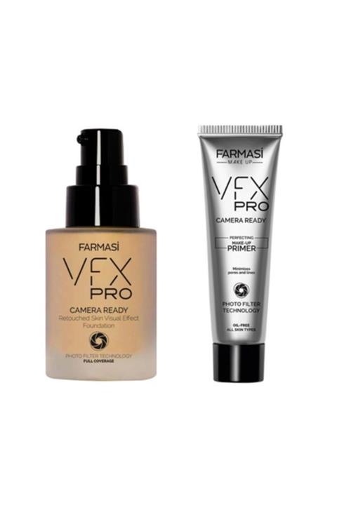 Farmasi Wfx Pro Camera Ready Fondöten 30 ml+wfx Makyaj Bazı 25 ml  trendelbibutikfarmasiwfx