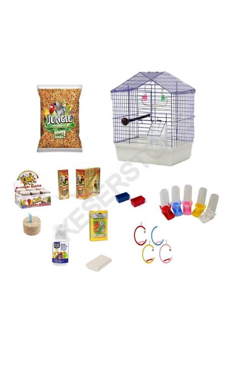 keserstore Muhabbet Kuş Yem Ve Başlangıç Paketi 10 Parça