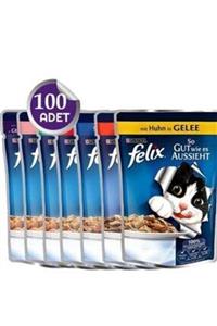 Purina Felix Felix 100 Adet Karışık Kedi Maması 100 gr