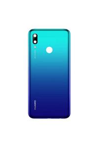 Huawei P Smart 2019 Için Kamera Camlı Batarya Kapağı - Aurora Mavisi