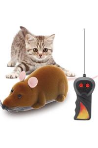 momspet Uzaktan Kumandalı Fare Kedi Oyuncağı Siyah