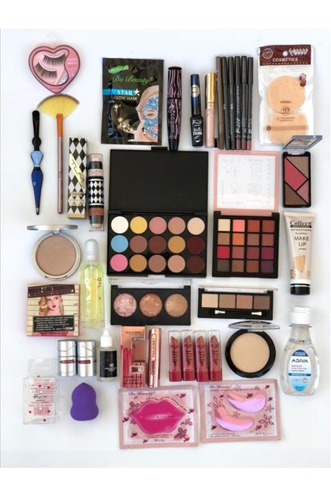 Roesıa Rose Cosmetics Rose Gelin Makyaj Seti 38 Parça Çeyiz Paketi 03 Koyu Ton