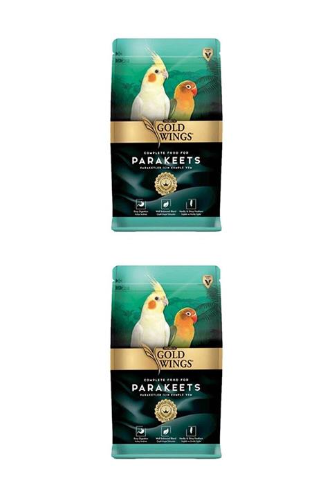 Gold Wings Paraket, Sultan Ve Cennet Papağanı Yemi 1 Kg X 2 Adet