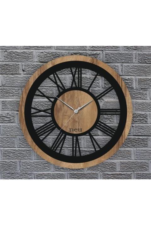 kanvasnes Dekoratif Duvar Saati