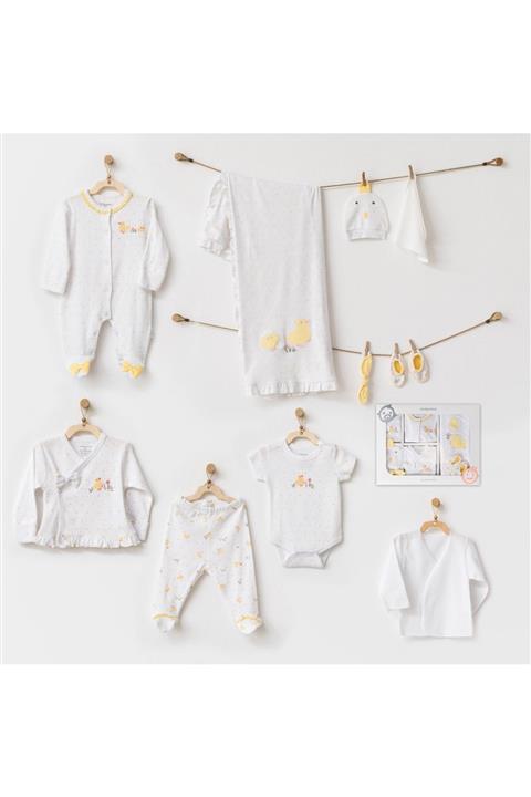 andywawa Bebek Hastane Çıkışı 10 Pcs Newborn Set Happy Chıcky